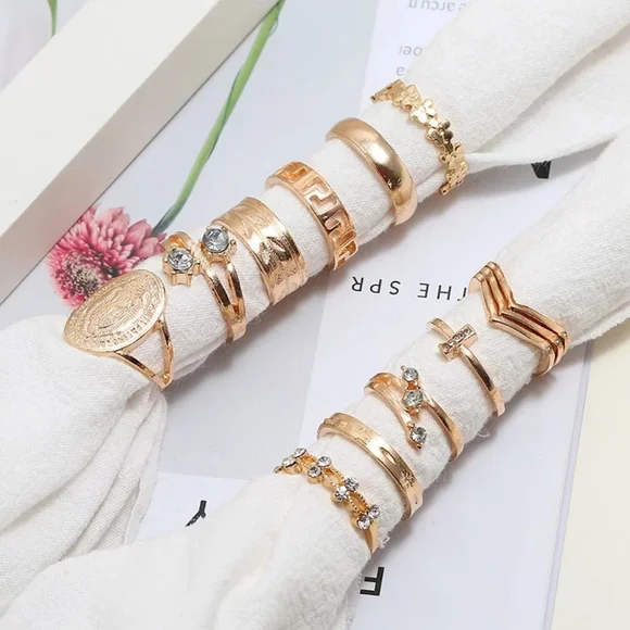 🍒 LAST 13 Pcs Ring Set - Picture 3 of 8